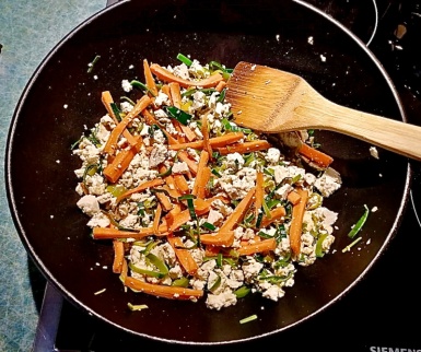 3. Schritt: Alles anbraten-