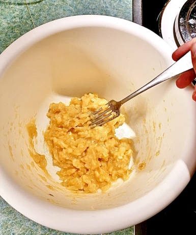 1. Schritt: Pancake-Teig zubereiten-