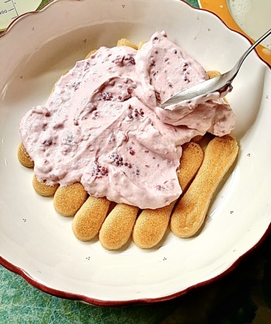 2. Schritt: Tiramisu schichten-