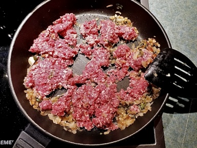 1. Schritt: Anbraten-