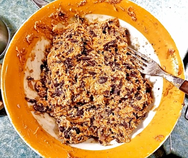 2. Schritt: Veggie-Patties zubereiten-