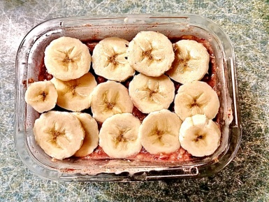 2. Schritt: Alles vermischen und backen-