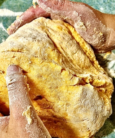 1. Schritt: Teig zubereiten-