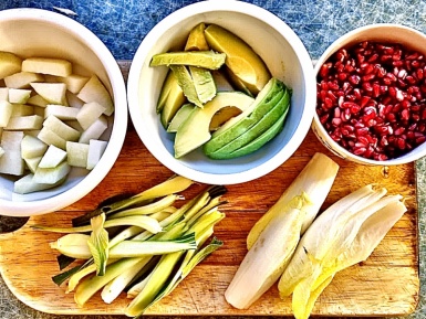 1. Schritt: Gem&uuml;se klein schneiden-