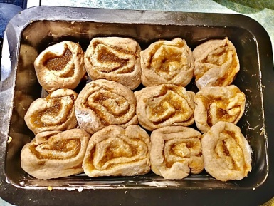 3. Schritt: Schnecken backen-