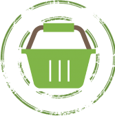 Regional an<br>einem Ort einkaufen.